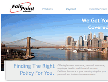 Tablet Screenshot of fairpointinsurance.com